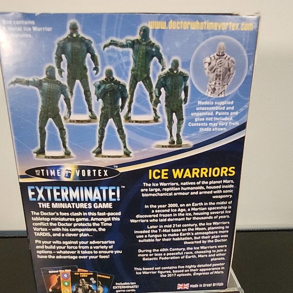 Warlord Games Doctor Who: Ice Warriors Exterminate Figures and Cards 602210142 - Picture 3 of 7